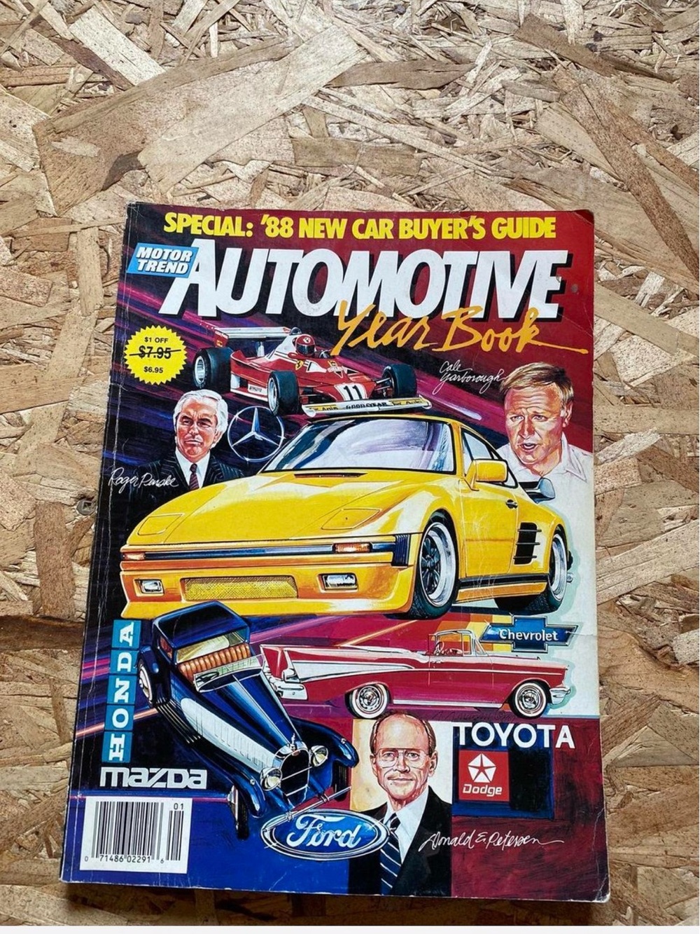 Automotive Vintage 1988’s Year Book - Yellow & Red Cover
